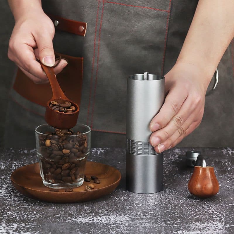 image-Hand Grinder Coffee Machine Grinding Household Small Portable
