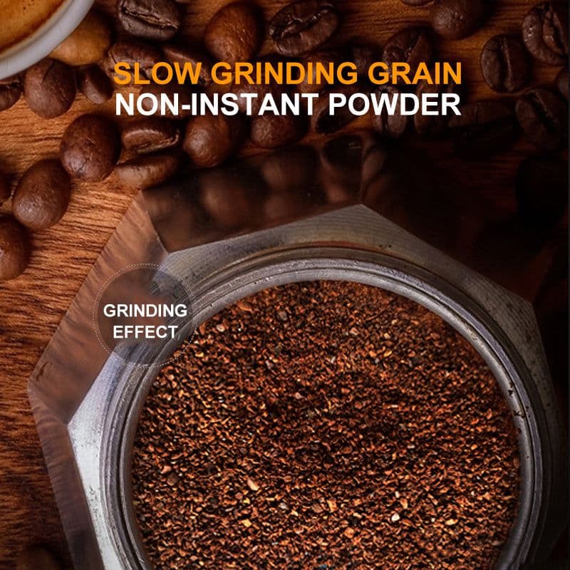 image-Electric Coffee Grinder Stainless Steel Adjustable Hand Grinder Coffee Machine Coffee Bean Burr Grinders Mill Kitchen Tool