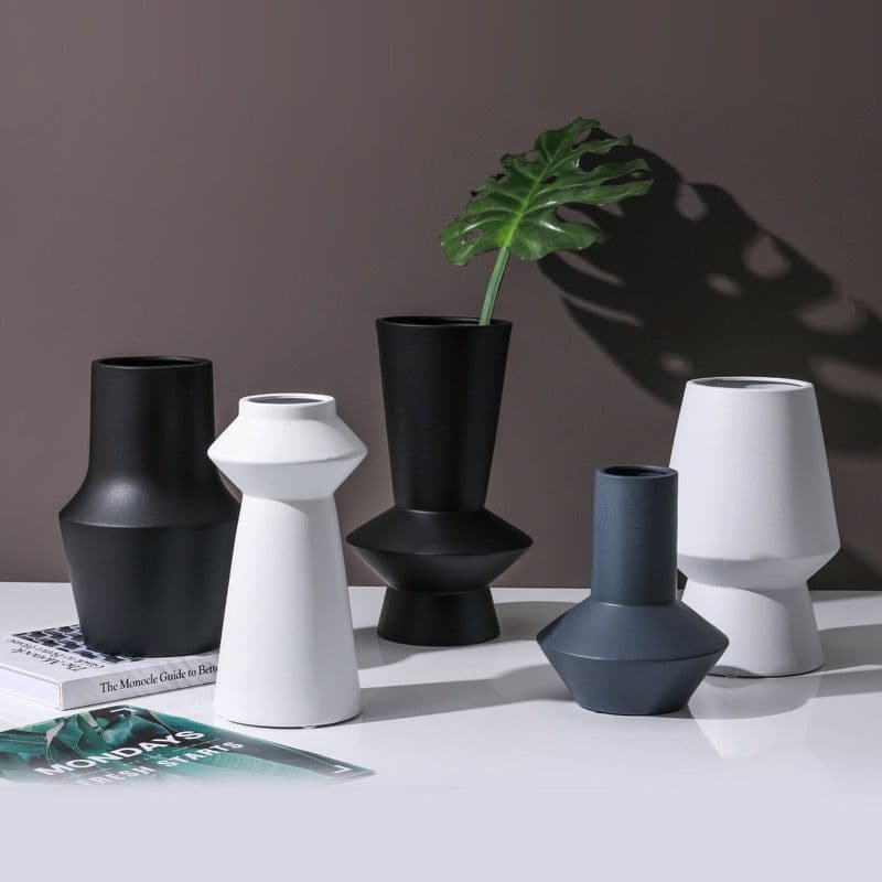 image-Living Room TV Cabinet Hydroponic Ceramic Vase