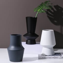 image-Living Room TV Cabinet Hydroponic Ceramic Vase