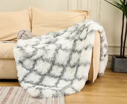 image-Warm Fluffy Shaggy Throw Blanket Bedspread Faux Fur Sofa Nap Blanket Bed Cover