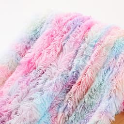 image-Warm Fluffy Shaggy Throw Blanket Bedspread Faux Fur Sofa Nap Blanket Bed Cover