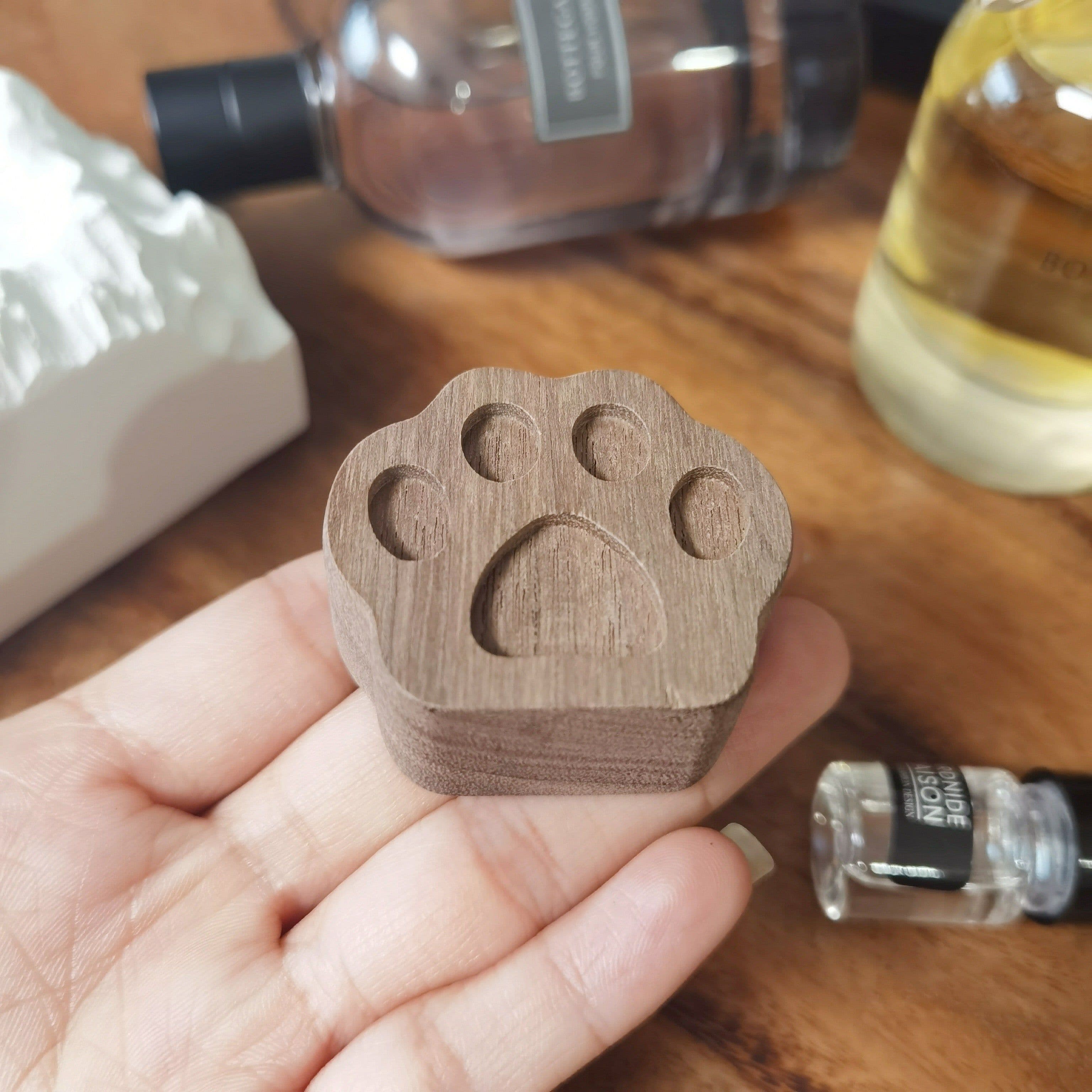 image-Aluminium Box Diffused Wood Essential Oil Perfume No Fire Fragrance