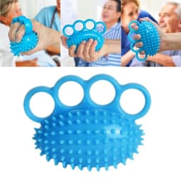 image-Finger Grip Ball Massage Rehabilitation Training Elderly Exercise Ball Hand Finger Strength Circle Grip Device