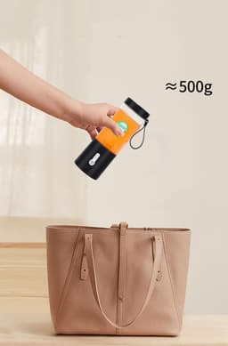 image-Rechargeable Portable Juicer Electric Mixer