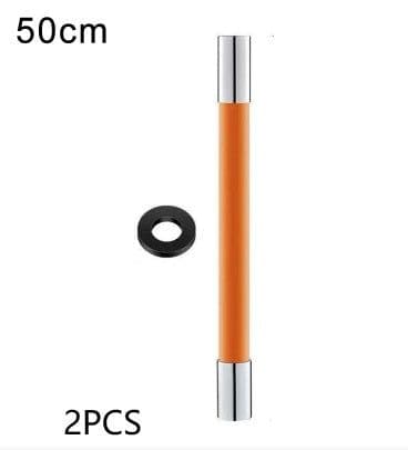 image-Faucet Extension Extender Bathroom 360 Rotation Adjust Free Bending Faucet Splash-proof Universal Extension Tube For Wash Basin