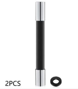 image-Faucet Extension Extender Bathroom 360 Rotation Adjust Free Bending Faucet Splash-proof Universal Extension Tube For Wash Basin