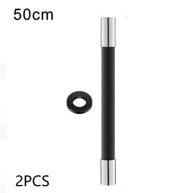 image-Faucet Extension Extender Bathroom 360 Rotation Adjust Free Bending Faucet Splash-proof Universal Extension Tube For Wash Basin