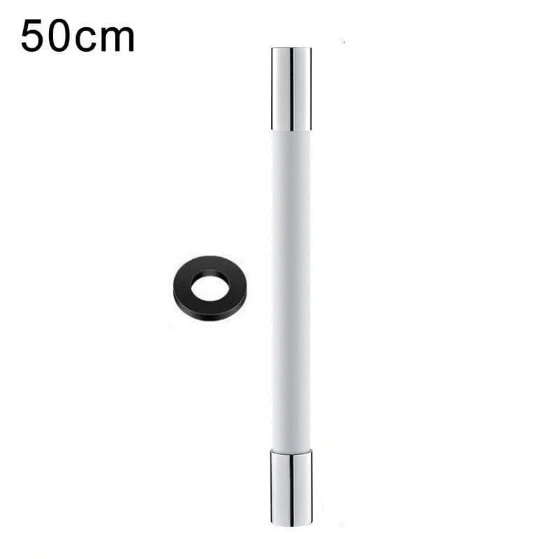 image-Faucet Extension Extender Bathroom 360 Rotation Adjust Free Bending Faucet Splash-proof Universal Extension Tube For Wash Basin