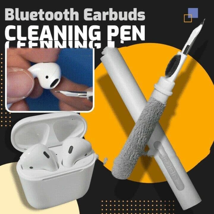 image-Bluetooth Earbuds Soft Cleaning Brush Wireless Earphone Washing Headphone Earplugs Cleaner Pen