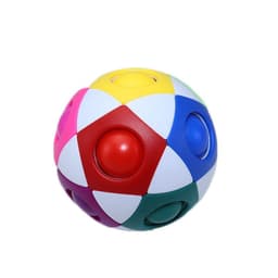 image-Decompression Soccer Rainbow Ball Magic Cube 12-hole Intellectual Toys Decompression Ball Magic Ball Small Toys