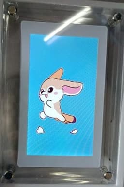 image-Digital Picture Frame Acrylic Video Player Digital Photo Frame Vertical Display With 1GB And Battery Type C Video Frame Gift For Loved