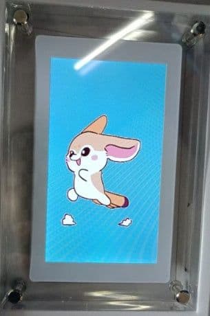 image-Digital Picture Frame Acrylic Video Player Digital Photo Frame Vertical Display With 1GB And Battery Type C Video Frame Gift For Loved
