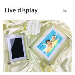 image-Digital Picture Frame Acrylic Video Player Digital Photo Frame Vertical Display With 1GB And Battery Type C Video Frame Gift For Loved