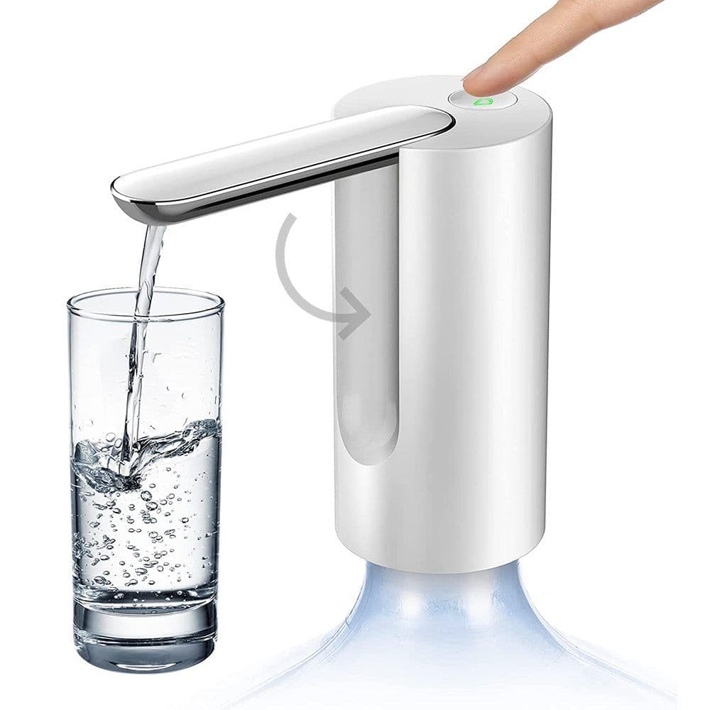 image-Foldable Water USB Automatic Dispenser Button Control Portable Mini Electric Water Dispenser