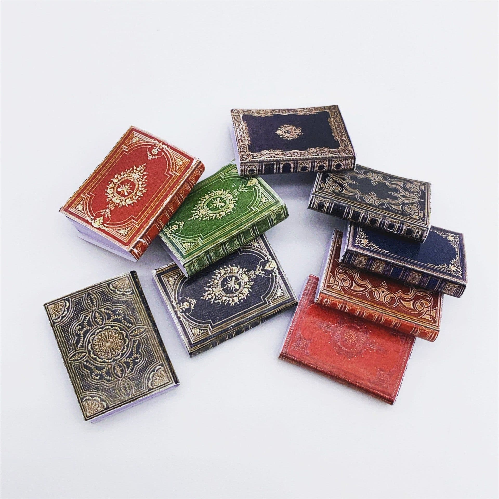 image-Mini Doll House Classic Books Pocket Home Accessories