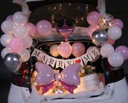 image-Car Trunk Surprise Arrangement Set Child Girlfriend Birthday Confession Balloon Proposal Decoration Romantic Dress