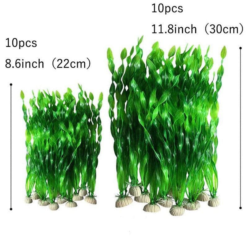image-Aquarium Fish Tank Decoration Plastic Plants