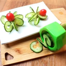 image-Spiral Slicer Vegetable Salad Roll Flower Pattern Carving