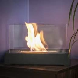 image-Tabletop Fire Pit Concrete Rubbing Alcohol Indoor Fire Bowl Mini Fireplace Outdoor Decor Portable Table Top Chiminea Meditation Isopropyl