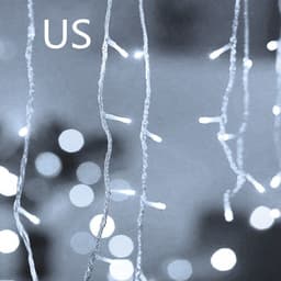 image-8 Pattern Curtain Lights Starry Waterfall Christmas Lantern Festival Outdoor Garden Light String