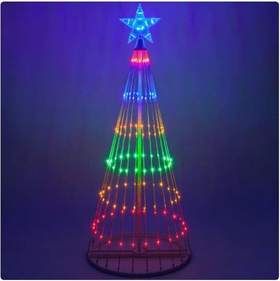 image-Multi Color LED Animated Outdoor Christmas Tree Lights Christmas Lights Christmas Garden Countryard Decorations