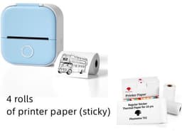 image-Portable Mini Thermal Label Printer Home Photo Printer Student Wrong Question Printer Bluetooth Mini Label Printer Price Tag