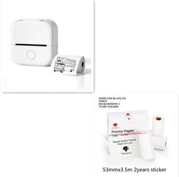 image-Portable Mini Thermal Label Printer Home Photo Printer Student Wrong Question Printer Bluetooth Mini Label Printer Price Tag