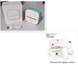 image-Portable Mini Thermal Label Printer Home Photo Printer Student Wrong Question Printer Bluetooth Mini Label Printer Price Tag