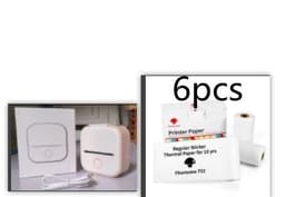 image-Portable Mini Thermal Label Printer Home Photo Printer Student Wrong Question Printer Bluetooth Mini Label Printer Price Tag