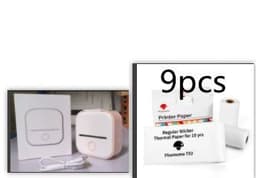 image-Portable Mini Thermal Label Printer Home Photo Printer Student Wrong Question Printer Bluetooth Mini Label Printer Price Tag