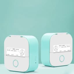 image-Portable Mini Thermal Label Printer Home Photo Printer Student Wrong Question Printer Bluetooth Mini Label Printer Price Tag