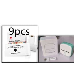 image-Portable Mini Thermal Label Printer Home Photo Printer Student Wrong Question Printer Bluetooth Mini Label Printer Price Tag
