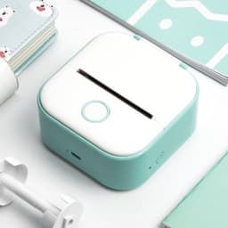 image-Portable Mini Thermal Label Printer Home Photo Printer Student Wrong Question Printer Bluetooth Mini Label Printer Price Tag