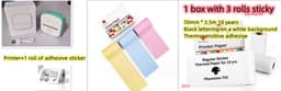 image-Portable Mini Thermal Label Printer Home Photo Printer Student Wrong Question Printer Bluetooth Mini Label Printer Price Tag