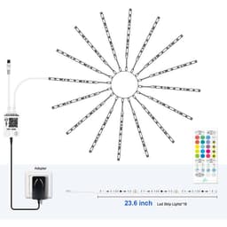 image-Home Decoration 3D Firework Lamp Remote Control RGB Light Symphony Dynamic LED Night Lamp For Home Decoration