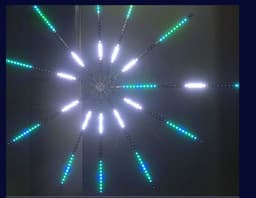 image-Home Decoration 3D Firework Lamp Remote Control RGB Light Symphony Dynamic LED Night Lamp For Home Decoration