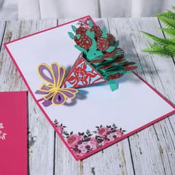 image-3D Engagement Cards Lovers Wedding Invitation Greeting Cards Laser Cut Valentine's Day Gift Anniversary Card Wholesale