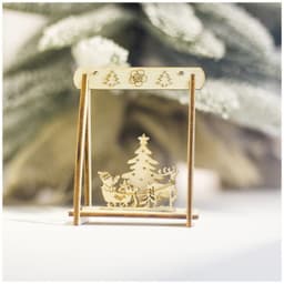 image-Christmas Wooden Ornaments Creative Christmas Desktop Decorations