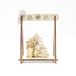 image-Christmas Wooden Ornaments Creative Christmas Desktop Decorations