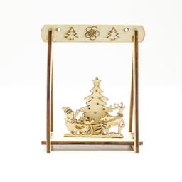 image-Christmas Wooden Ornaments Creative Christmas Desktop Decorations