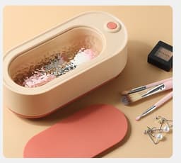 image-Household Ultrasonic Cleaning Machine One Click Cleaner Jewelry Necklace Watch Glasses Washing Home Ultrasonic Cleaning Tools