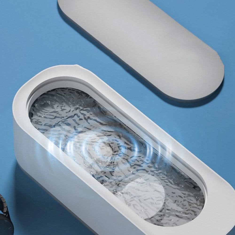 image-Household Ultrasonic Cleaning Machine One Click Cleaner Jewelry Necklace Watch Glasses Washing Home Ultrasonic Cleaning Tools