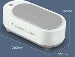 image-Household Ultrasonic Cleaning Machine One Click Cleaner Jewelry Necklace Watch Glasses Washing Home Ultrasonic Cleaning Tools