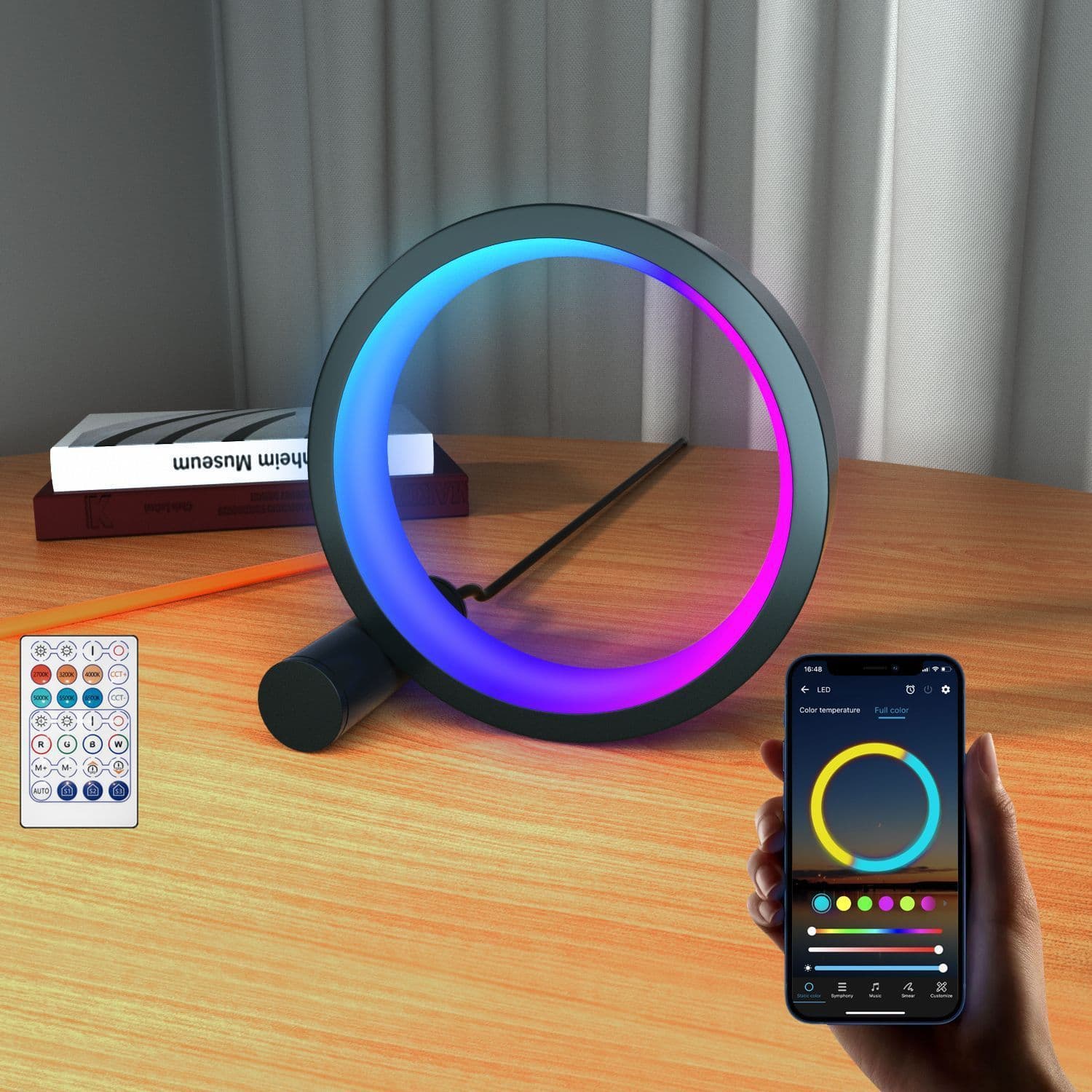 image-Smart LED Night Light Led Music Rhythm Induction Colorful Atmosphere Light Room Decoration