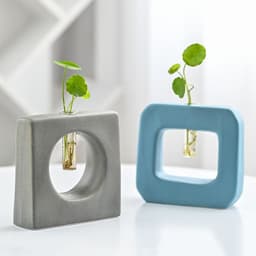 image-Geometric Hydroponic Flower Placement Nordic Home Furnishings