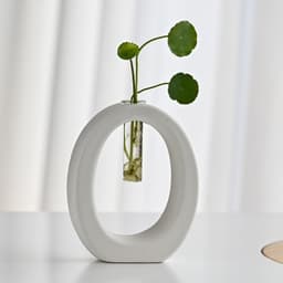 image-Geometric Hydroponic Flower Placement Nordic Home Furnishings
