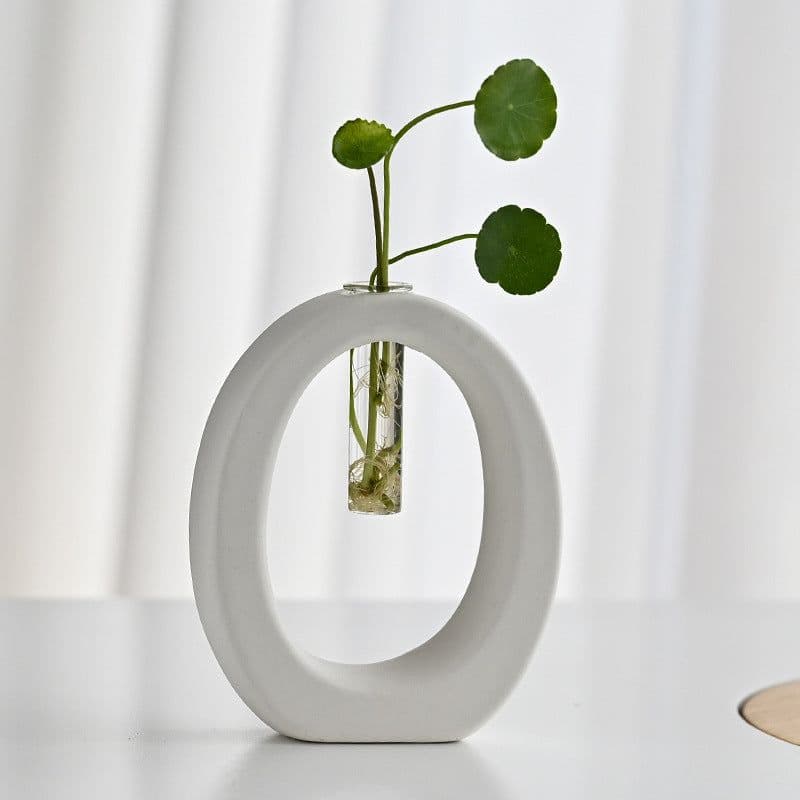 image-Geometric Hydroponic Flower Placement Nordic Home Furnishings
