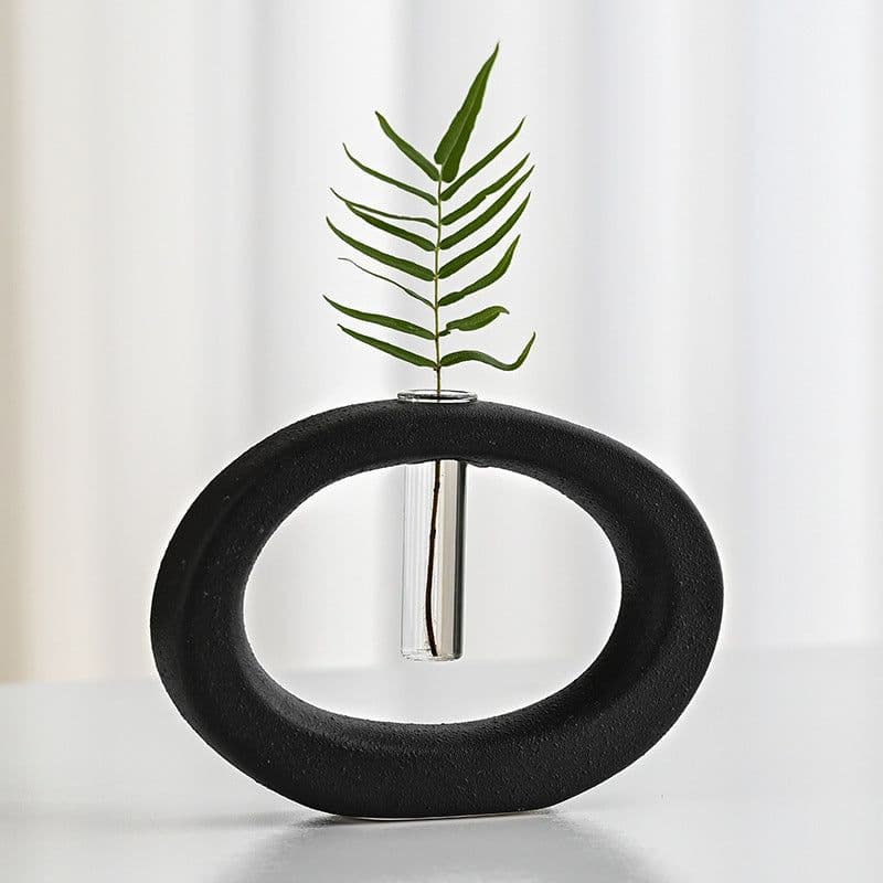 image-Geometric Hydroponic Flower Placement Nordic Home Furnishings