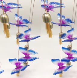 image-Color Changing Solar Power Wind Chime Crystal Ball Hummingbird Butterfly Waterproof Outdoor Windchime Light For Patio Yard Garde